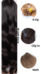 #1B SOFT BLACK - Clip in