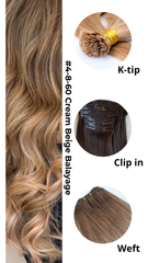 # 4/8/60 CREAM BEIGE BALAYAGE - Clip in